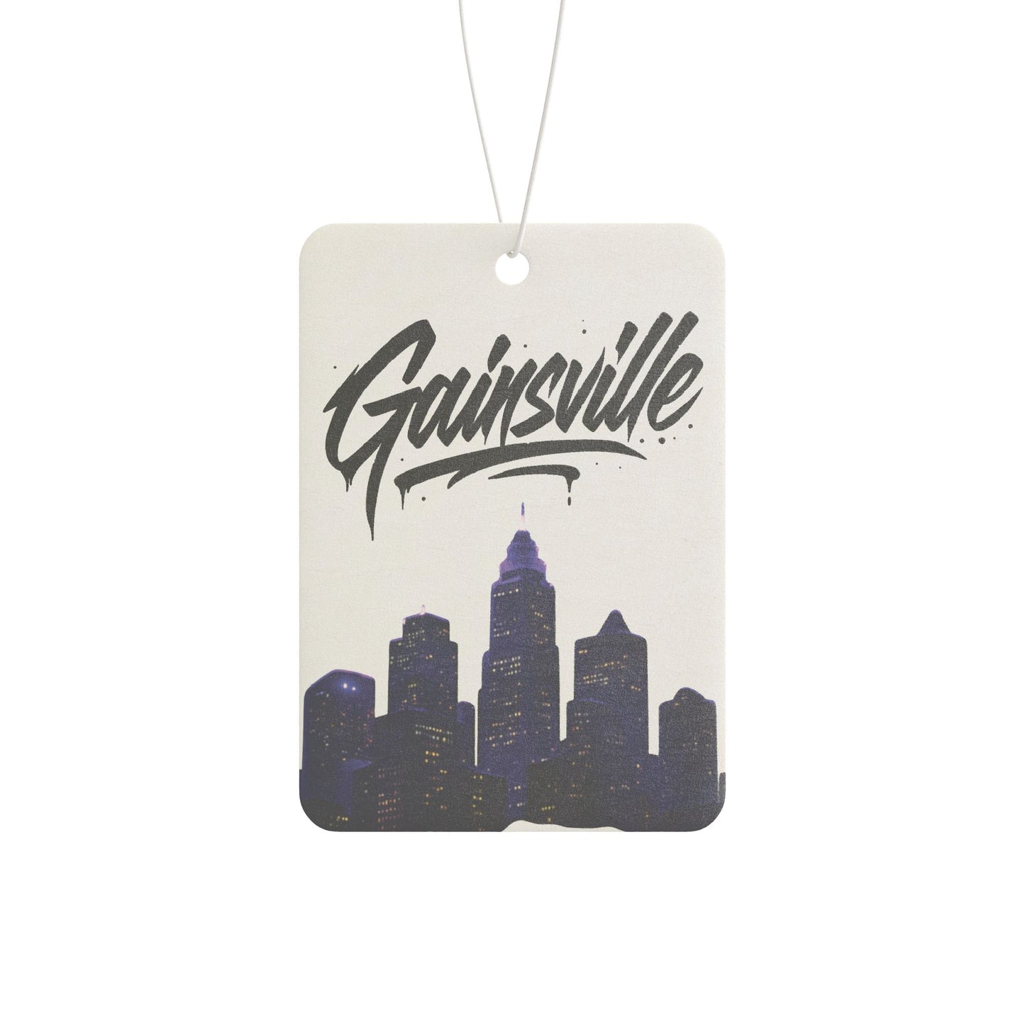 Gainsville Graffiti Skyline Car Air Freshener